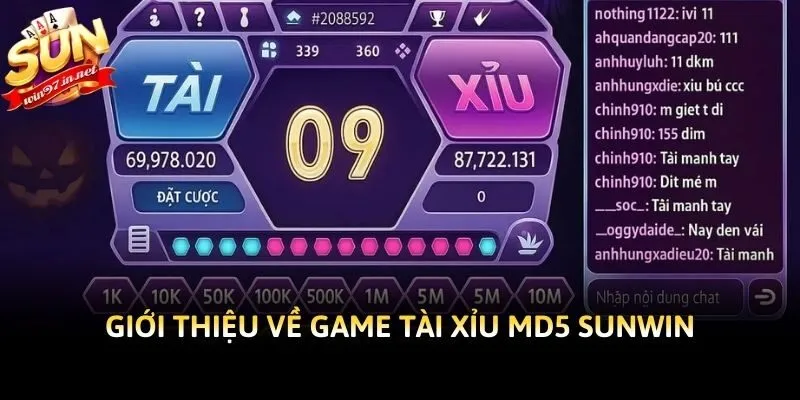 Giới thiệu về game tài xỉu MD5 Sunwin