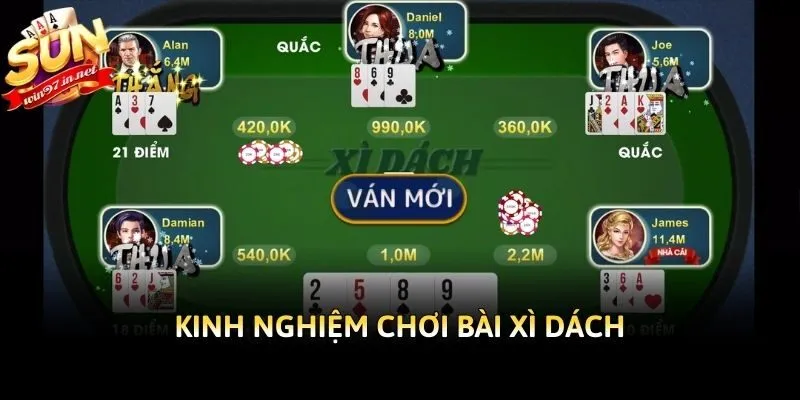 Kinh nghiệm chơi bài xì dách