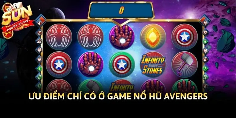 Ưu điểm chỉ có ở game nổ hũ Avengers